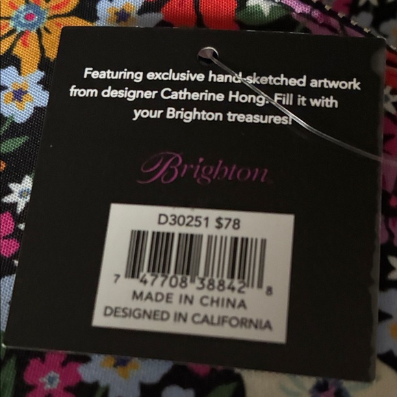 Brighton Painted Poppies Belt Bag NWT - Picture 7 of 7